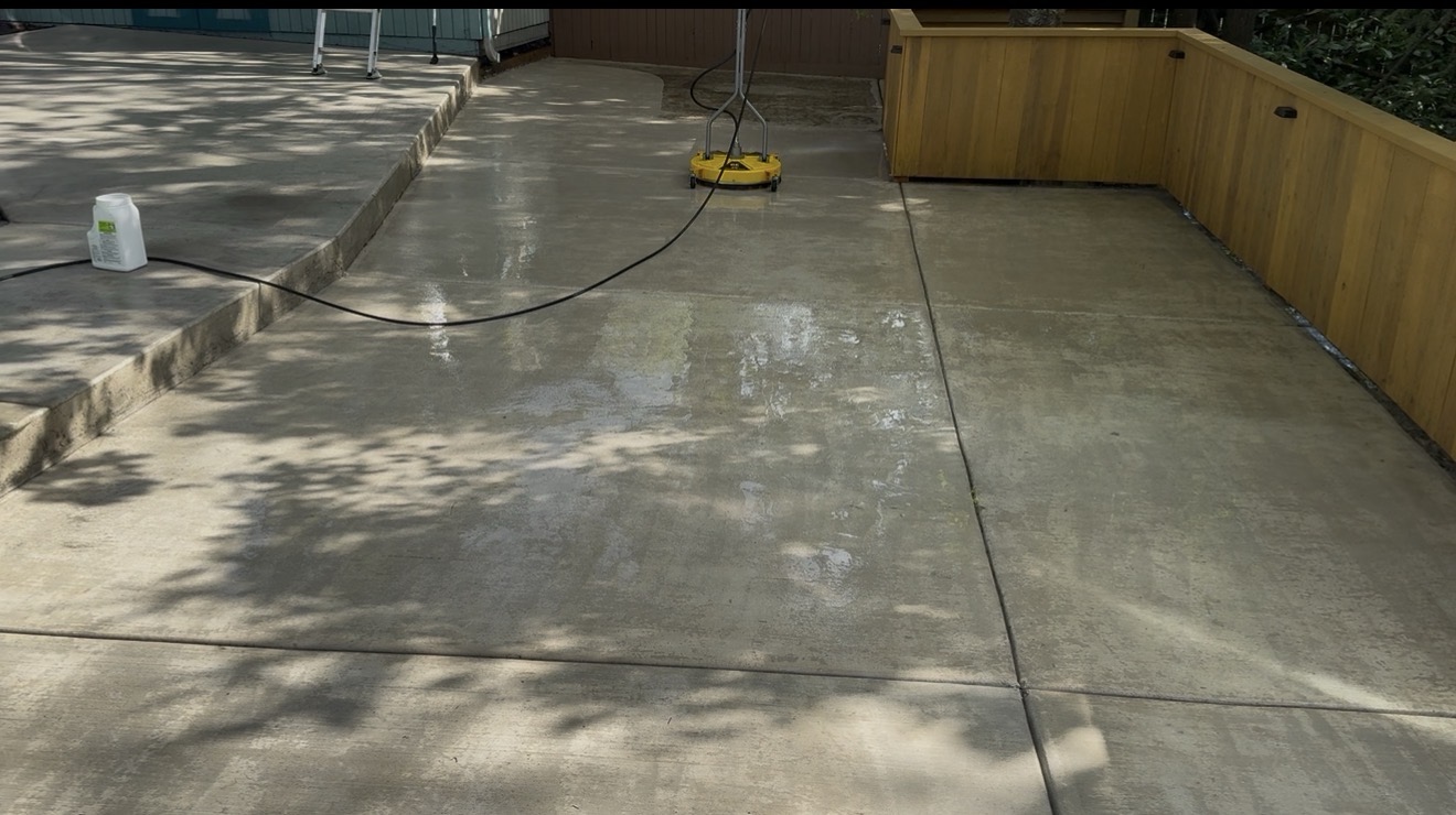 Driveway and concrete pressure washing Portland
