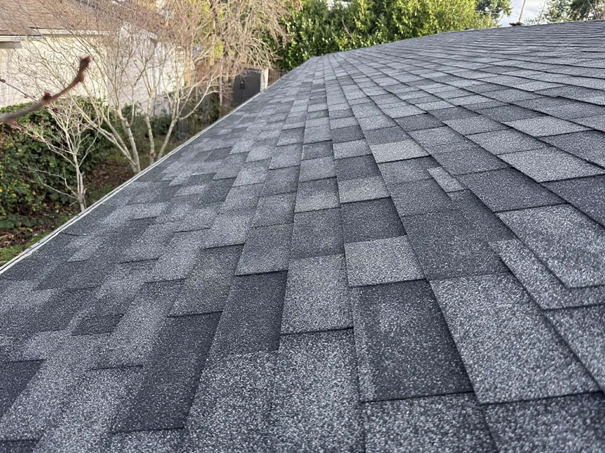 After: clean roof