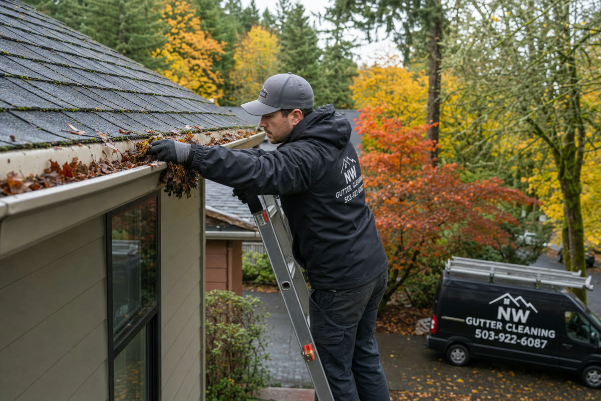 Professional gutter cleaning service Portland